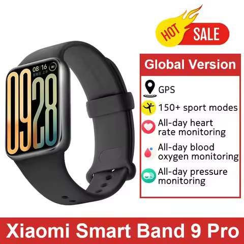 Global Version Xiaomi Smart Band 9 Pro 1.74'' Display Built-in GNSS Xiaomi Band 9 Pro Xiaomi Mi band
