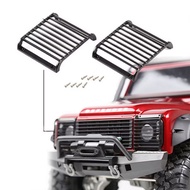 traxxas trx4 defender front light metal grill cover rc car