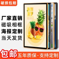 Frame Aluminum Alloy Display Frame 4K Acrylic Promotional Picture Frame Perforation-Free Photo Frame