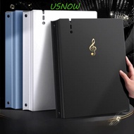 USNOW Music Score Binder, Spiral Loose-leaf Storage Sheet Music Folder, Paper File A4 Index Post Wat