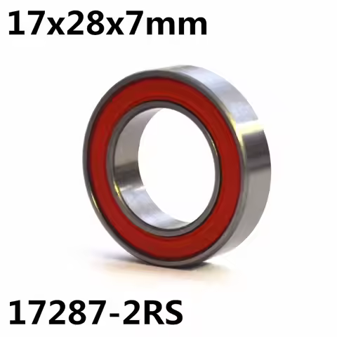 1pcs MR17287-2RS 17x28x7 mm GCR15 ball bearing bike wheels bottom bracket repair bearing