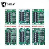 3S/4S 40A 60A Li-ion Lithium Battery Charger Protection Board 18650 BMS For Drill Motor 11.1V 12.6V/