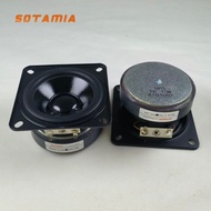 SOTAMIA 2Pcs 2.75 Inch Full Range Mid-treble 6 Ohm 10W Composite Basin Rubber Edge Power Loudspeaker