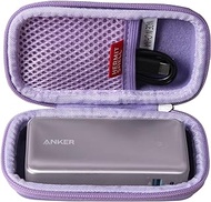 Hermitshell Hard Travel Case for Anker A1259 Power Bank/Anker Nano Power Bank,10000mAh Portable Charger (PD 30W max. Leistung),Case Only (Violet)