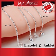 | 925 Silver Bracelet & Anklet VZ | 925 Silver & (Earloop) | 925. Silver Bracelet & Anklet