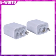 E-WOITD AU Plug Two USB Ports Mobile Phone Charger DC 5V 2A Output Power Adapter Used E-WOITD