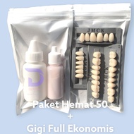 DENTAL BAHAN GUSI GIGI PALSU DAN PAKET FULLSET GIGI PALSU