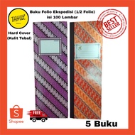 5 Buku  Buku Folio Ekspedisi Hardcover / buku 1/2 folio