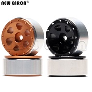 4Pc Alloy 1.0 Beadlock Wheel Hub Micro Mini Crawler Wheel Rim for RC Car 1/18 TRX4M Axial SCX24 1/24