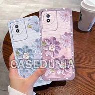 Vivo Y02 Y02t Y02s Premium Softcase Casing - Latest Case - Motif Case - Flexible Silicone - Casing h