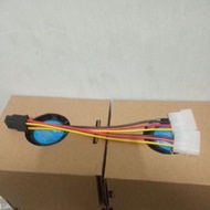 READY Kabel 6pin Power VGA - 2 Molex To 6 Pin Power VGA