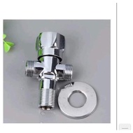 Brass male 1/2 inch tee Connector tap T type 3-way Water Splitter valve Bathroom Threaded