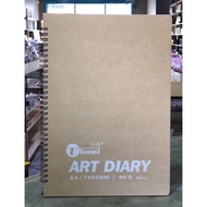 A4 UKAMI Art Diary 165gsm/40’s (S-8313)