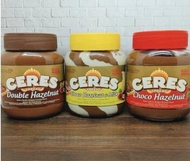 SELAI COKLAT CERES RIJEK KEMASAN SPREAD CHOCO HAZELNUT &amp; MILK // DOUBLE HAZELNUT 350GR