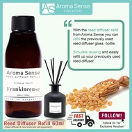 Aroma Sense Frankincense Scent Reed Diffuser Refill (60ml) Fresh &amp; Long Lasting Fragrance