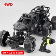 Mobil Remote Control 6 Roda dengan Lampu RC Mobil Offroad Climber Bahan Alloy 4WD