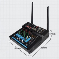 [TyoungSG] Audio Mixer 48V Power DJ Mixer for Studio Computer
