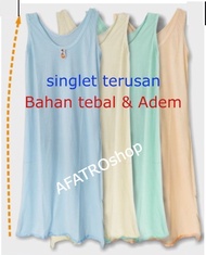 SINGLET WANITA PANJANG / ANDROK TERUSAN PANJANG DALEMAN WANITA