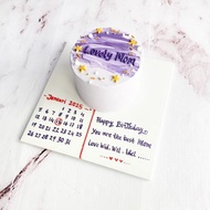 Kue Ulang tahun/birthday cake/kue ultah tema kalender/Kue Mini/birthday Cake Jakarta
