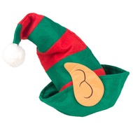 Christmas Hat for Kids Elf Hat Fairy Christmas Hat Christmas Fairy Hat Ears Red Green Stripe Hat
