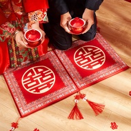 Hot-selling [Wholesale Price] Kneeling Cushion A Pair Wedding Worship Tea Cushion Toast Kneeling Wor