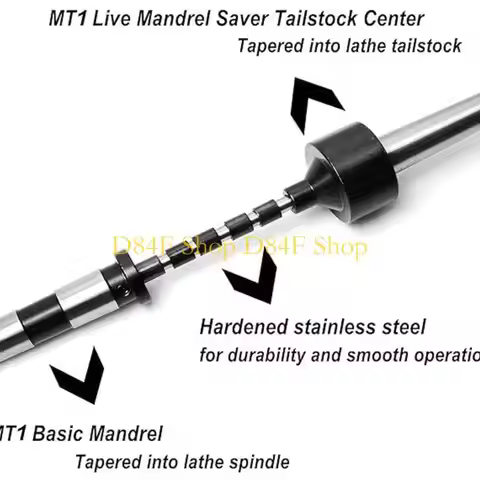 D84F Pen Mandrel MT2 Metal Pen Turning Mandrel Woodturning Accessories Turning