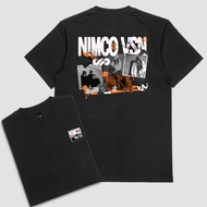 Nimco Vision 090 N7 Vision Black Navy Tshirt - 100% original distro men's t-shirt t shirt men t shir