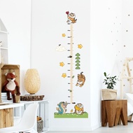 Cartoon Baby Height Sticker Measuring Height Ruler Wall Sticker Children Room Decoration Removable H