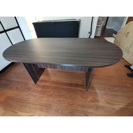 Oval Shape Meeting Table Conference Table (6 Feet/8 Feet) - Home & Office System - V-EX Series