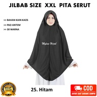 XXL SERUT 01 DEWASA MYLAA HIJAB JILBAB BERGO KERUDUNG krudung Instan Kerudung khimar Bahan Kaos untu