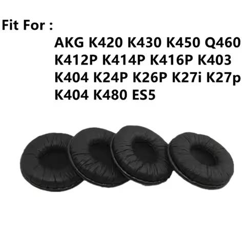 1 Pair Ear Pads Replacement For AKG K420 K430 K450 Q460 K412P K414P K416P K403 K404 K24P K26P K27i K