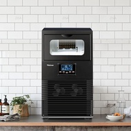 40KG Ice Machine Commercial Milk Tea Shop Bar Automatic Cube Ice Maker Ice Cube Machine Electric Aut