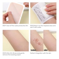 6 Pcs Skin Color Tattoo Covers Silicone Scar Sheet Scaraway Silicone Scar Sheet Tattoo/ Scar Sticker