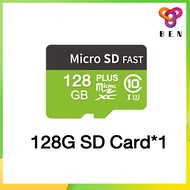 【จัดส่งภายใน 24 ชั่วโ】128GB Memory card Class 10 Micro SDHC Card 16G 32G 64G Class 10 เมมโมรี่การ์ด