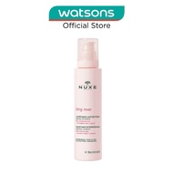 NUXE Very Rose Creamy Cleansing Milk (Milk-in-Oil Cleanser with Rose Water to Strengthen Skin Barrie