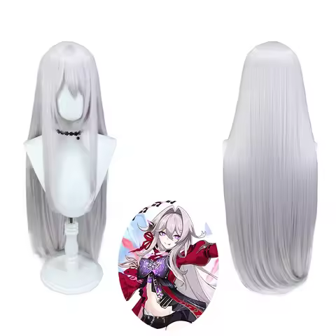 Game Honkai Impact 3 Cos Thelema White and Pink Stage Play New Anime Accessories Cosplay Wig