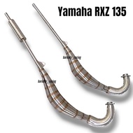 Ekzos Yamaha RXZ 135 Paip On Senapang Luncur Original Barickly Racing Exhaust Stainless Steel Open E
