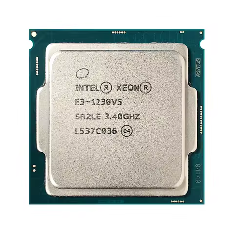 Intel Xeon E3-1230 v5 E3 1230v5 E3 1230 v5 3.4 GHz Used 4-Core 8-Thread CPU 80W LGA 1151