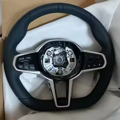 Customized Microfiber Leather Car Steering Wheel For BMW G80 G82 G30 G20 G05 M6 G60 3 Series 5 Serie