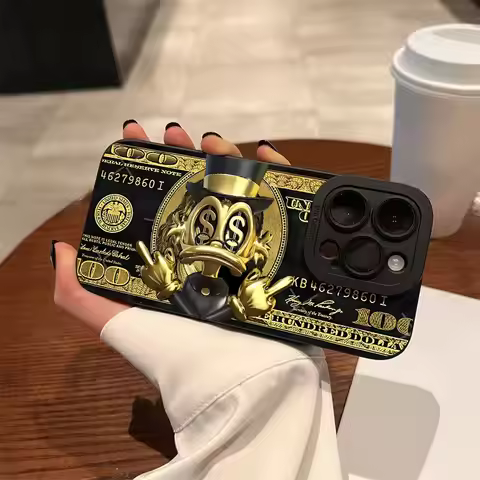 Popular USD Dollar Design Silicone Phone Case For iPhone 17 Pro Max 11 12 13 14 15 16 Plus X XR XS M