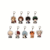My Hero Academia Double-Sided Acrylic Midoriya Izuku Bakugo Katsuki Booming Frozen Keychain