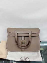(Sold) 全新✨Hermes halzan 25 etoupe 大象灰金扣 stamp w