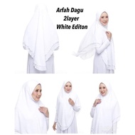 Tudung Sarung labuh berdagu umrah 3XL Chiffon