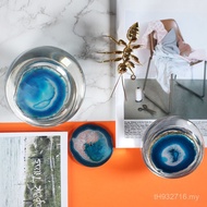 Blue Study Green Model Room Agate Crystal Soft Decoration Stone Piece Ant Agate Decoration Decoratio