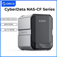 ORICO CyberData 12 Bay 316TB ผู้นำระดับมืออาชีพ NAS พื้นที่จัดเก็บส่วนบุคคล166TB Intel N150 DDR5 8GB