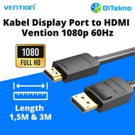 Vention DP Cable Display Port To HDMI 1080p 60Hz 1.5 Meter 3 Meters