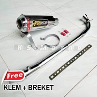 Knalpot RCB Kapsul Motor Bebek 4Tak All Series ( Astrea Supra Blade Kharisma Revo Jupiter Vega Smash