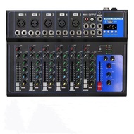 7Road4Digital Mixer Microphone RecordingDJAudio Mixer Stage Bluetooth Audio Boombox Set Equipment