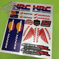 HRC honda 汽車反光貼