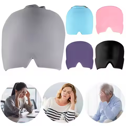 Headache Relief Hat Reusable Migraine Relief Hat Flexible Comfortable Cooling Hat for Sinus Headache